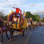 Carretas peregrinas llegan a Nandaime nicaragua