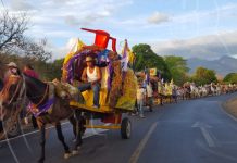 Carretas peregrinas llegan a Nandaime nicaragua