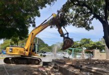 Inician primeras obras de rehabilitación de Pista Juan Pablo II nicaragua