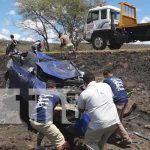 Estelí: Familia sobrevive de milagro tras volcarse el vehículo en que viajaban nicaragua