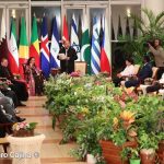 Presidente Daniel recibe Cartas Credenciales de 7 nuevos Embajadores nicaragua