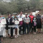 Entregan lotes de terrenos Bismarck Martínez a familias de Boaco nicaragua