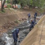 Limpian cauce de Masaya cauces sucios