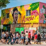 miami, mural, celia cruz, cuba, cantante, homenaje,