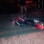 Jalapa: Dos jóvenes motociclistas lesionados al impactar entre ellos jalapa