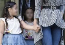 El «Chapo» Guzmán recibe la visita de sus hijas en la corte estados unidos
