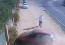 Insólito: Hombre se salva de ser brutalmente atropellado chile