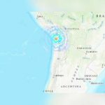 Primeras imágenes del fuerte sismo en Chile chile