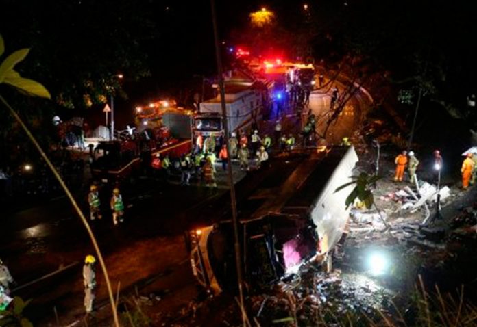 accidente en hong kong