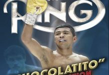Chocolatito González en la portada de la revista The Ring chocolatito