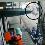 Cámara capta accidente de motociclista en la Isla de Ometepe nicaragua