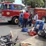 Tirarse el «Alto» provoca accidente cerca de la Asamblea Nacional nicaragua