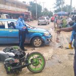 Falta de cortesía de taxista provoca accidente en Bilwi nicaragua