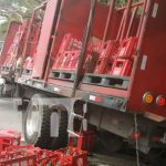 «Llueve» vidrio tras choque con camión repartidor de gaseosas en Boaco nicaragua