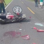 Sobrevive de milagro a brutal impacto en Ctra. La Boquita-Diriamba nicaragua