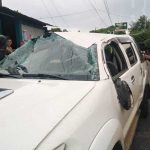 Vivos de milagro tras aparatoso accidente con camioneta en Managua nicaragua