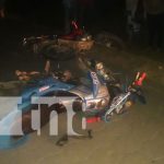Dos lesionados por invasión de carril en Teotecacinte nicaragua