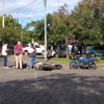 Conductora embiste a motociclista en Managua y huye del lugar nicaragua