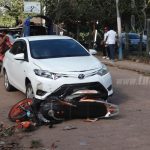 Invasión de carril provoca accidente de tránsito en Bilwi nicaragua