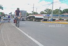 Viajero argentino recorre nuevamente Nicaragua en su bicicleta nicaragua