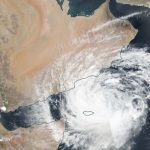 Ciclón Mekunu alcanza categoría 2 y se acerca a la Península Arábiga