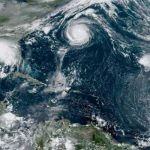Lo insólito de que hayan 5 ciclones en el Atlántico al mismo tiempo estados unidos