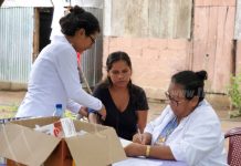 Clínica móvil visita a familias de Filos de Cuajachillo nicaragua