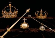 Roban dos valiosas coronas de reyes suecos del siglo XVII robo