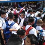 Estudiantes vespertinos en colegio San Sebastían inician las clases nicaragua