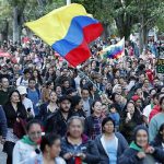 La movilización nacional continúa en Colombia protestas