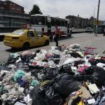 Protestas en Bogotá por emergencia sanitaria