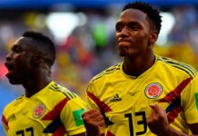 Yerry Mina es el héroe con un golazo que gritó toda Colombia gol