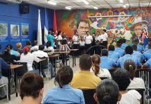 Presentan al jurado del concurso de altares a la Purísima en Managua nicaragua