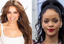 Thalía señala a Rihanna de copiar uno de sus famosos looks de los 90 thalia