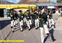 Ejército de Nicaragua participa en acto conmemorativo del Coronel Santos López nicaragua
