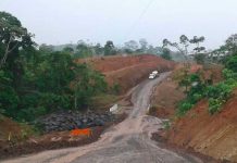 Más desarrollo con la construcción de carretera en Caribe Norte nicaragua