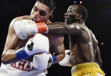 Crawford gana por KO técnico tras un golpe bajo a Khan terrence crawford