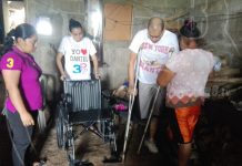 Entregan silla de ruedas para personas con discapacidad en Nueva Guinea nicaragua