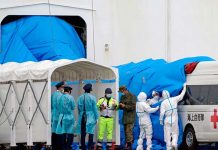 40 estadounidenses infectados con el coronavirus en crucero de Japón estados unidos