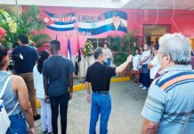 Ciudad Sandino entrega mural por los 60 años de la Revolución Cubana managua