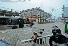 Temporal provoca inundaciones en el litoral de La Habana y el occidente de Cuba cuba