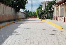 Pobladores del barrio Insurrección en Quilali estrenan nueva calle nicaragua