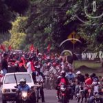 Familias sandinistas de Moyogalpa celebran el 41/19 nicaragua