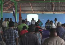 Exmilitares se reúnen para hacer una proclama en nombre de la paz en Nandaime nicaragua