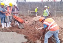 Avance firme del proyecto de agua potable en Puerto Príncipe nicaragua