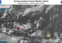 Se forma nueva depresión tropical que afectará Bahamas y Florida estados unidos
