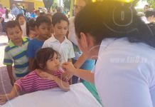 Desarrollan jornada de desparasitación para niñez en Ciudad Sandino nicaragua