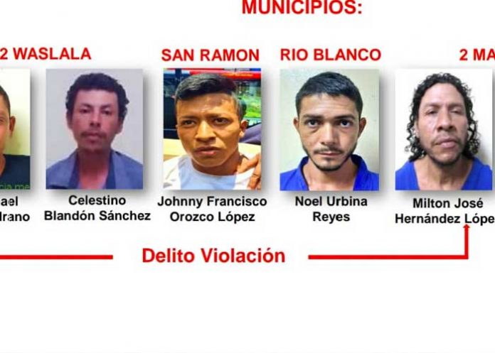 detenidos-matagalpa-1 nicaragua, delitos, matagalpa, delincuencia, seguridad