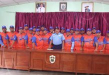 Chontales: Policías listos a jugar sóftbol en el 39 aniversario de su fundación nicaragua