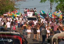 Managua: Caminata por amor a Indio Maíz en el Distrito 7